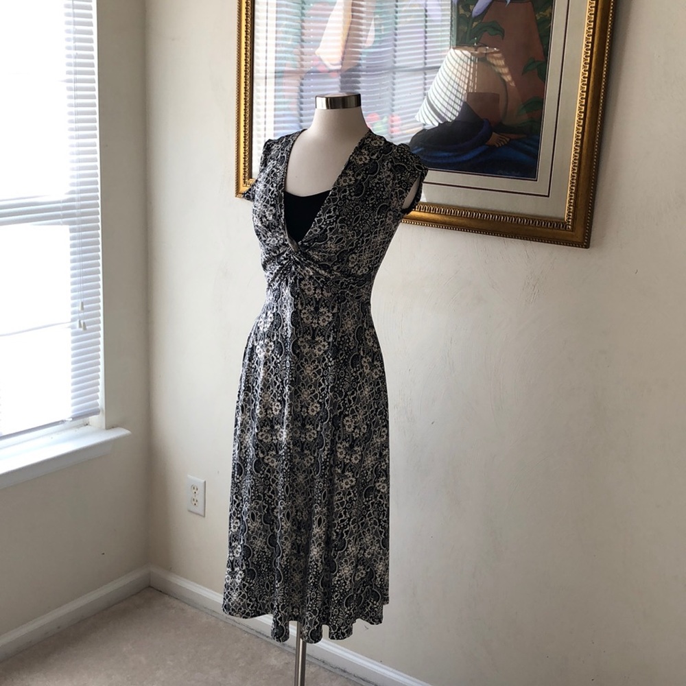 Black and White Spring Dress
